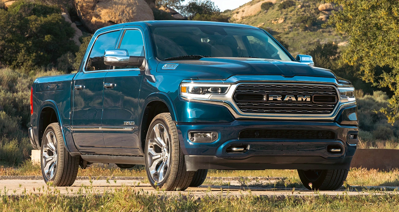 Blue Ram 1500 exterior