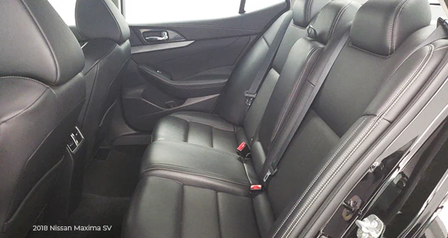 Nissan Maxima Review: Backseat | CarMax