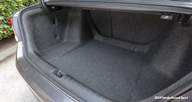 Ask the Expert: Should You Buy a Honda Civic or Accord?: Honda Accord Trunk | CarMax