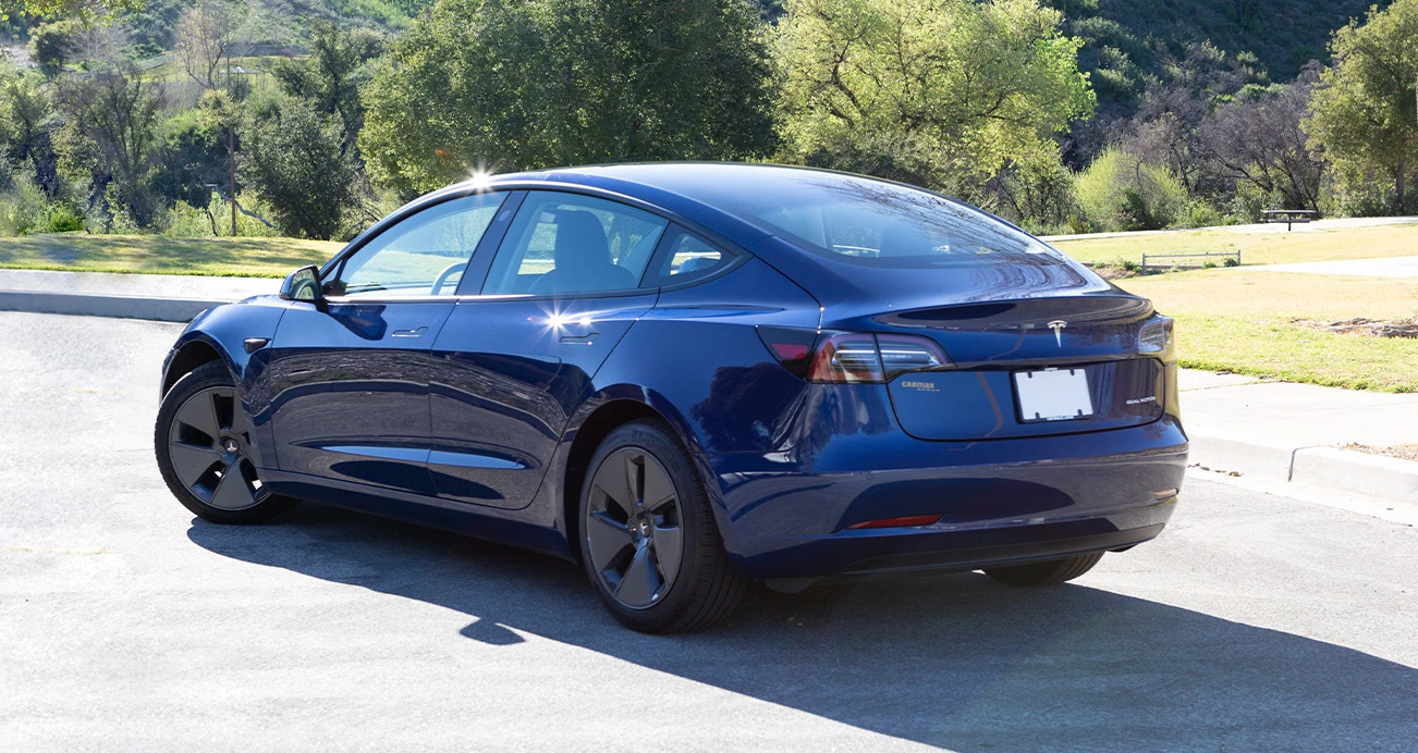 Ask the Experts: Should You Buy a Tesla Model 3?: Exterior of Tesla | CarMax