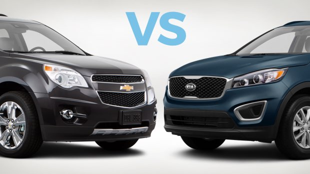 Which to Buy: Chevrolet Equinox vs. Kia Sorento