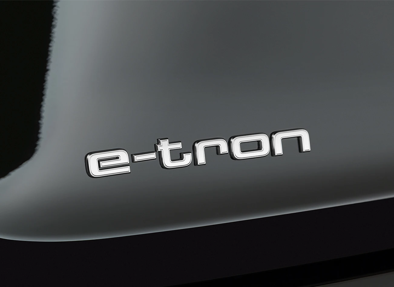 2019 Audi e-tron: e-Tron emblem 