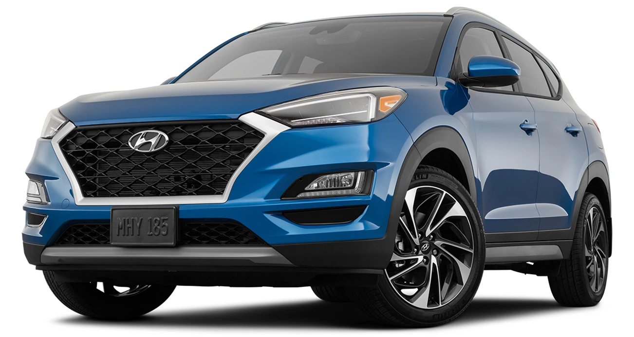 Blue 2021 Hyundai Tucson Sport