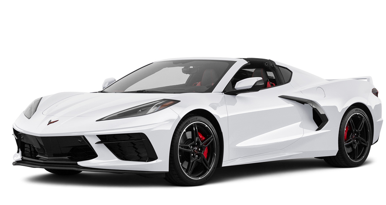 white sports car images