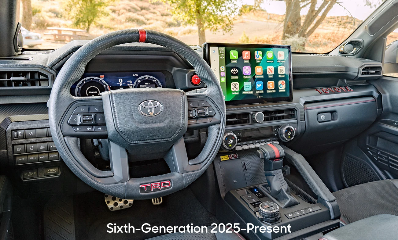 Toyota 4Runner Sixth Generation dashboard infotainment screen