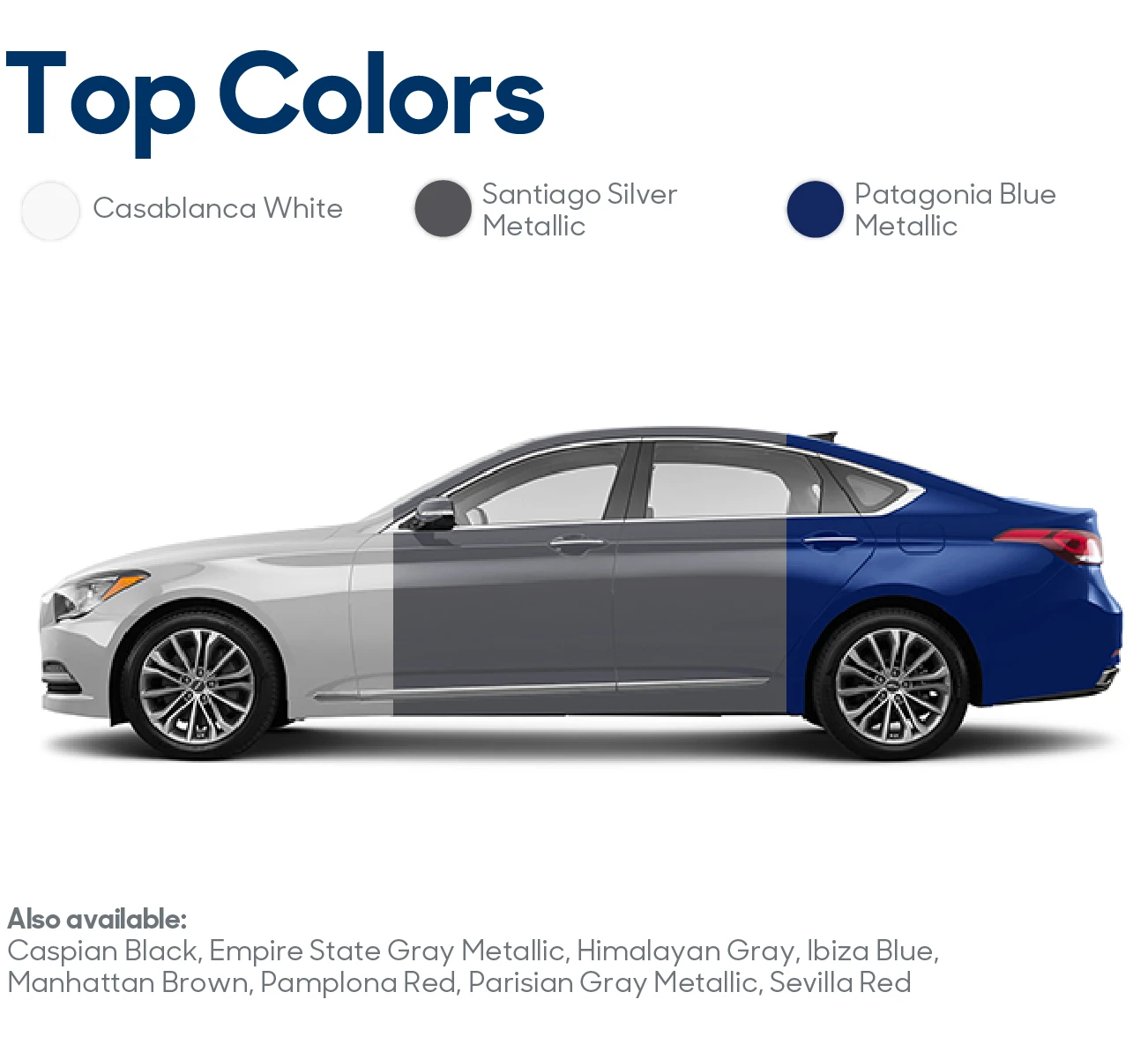 2017 Genesis G80 Review: Top Colors | CarMax