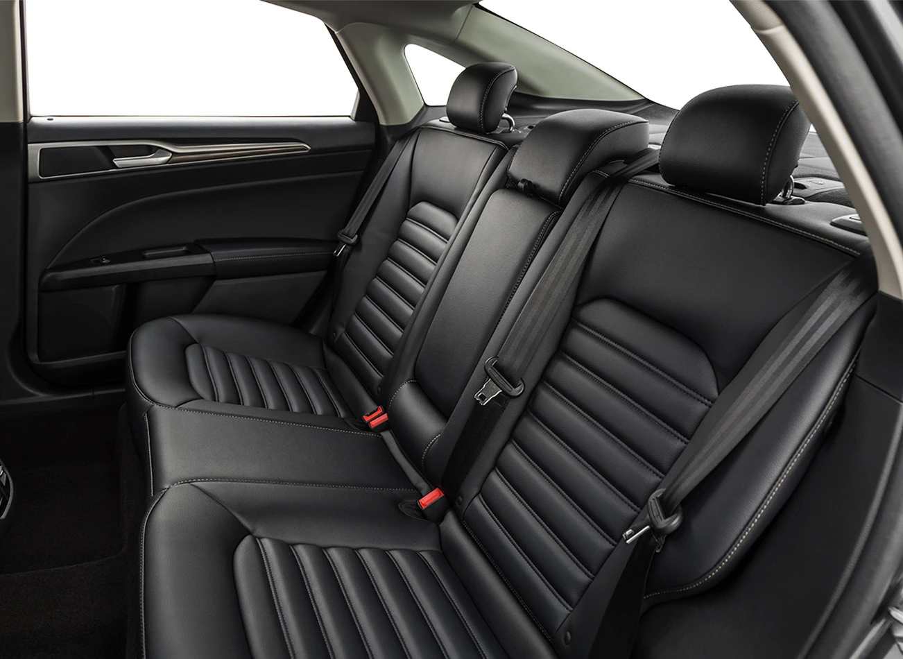 2019 Ford Fusion Hybrid: Backseats upholstered in vegan leather | CarMax