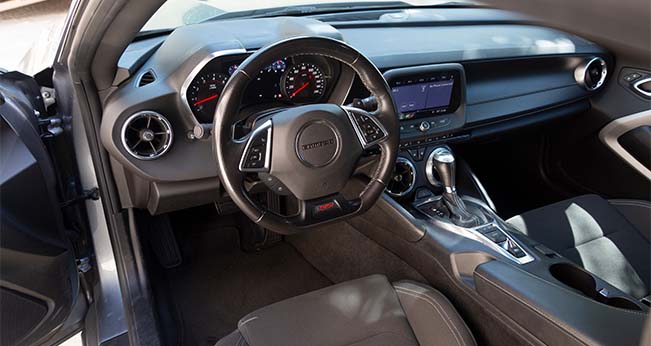 chevy camaro 2022 convertible interior