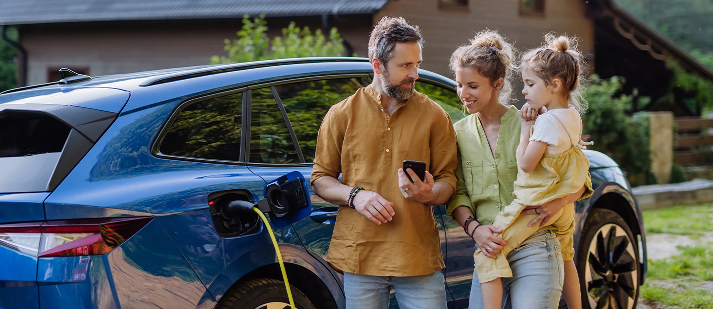 EV Hub Home | EV inventory | I'm ready to shop for cars | Man walking a car lot