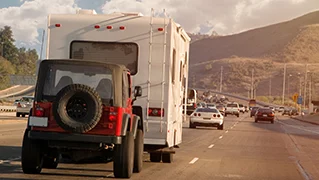 What cars can be flat towed behind an RV?