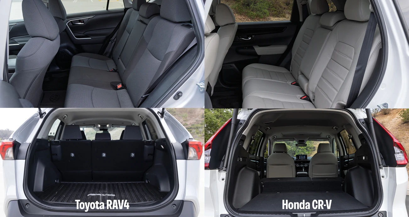 Honda CR-V Toyota RAV4 Passengers and cargo