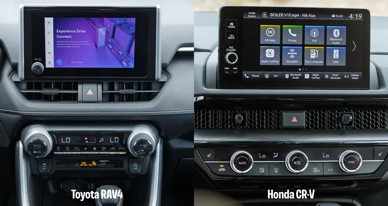 Honda CR-V vs. Toyota RAV4 Tech