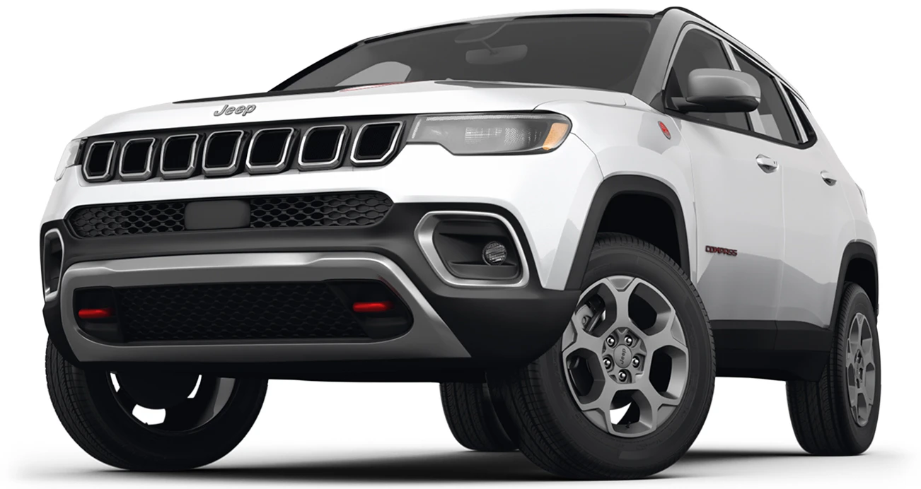 White 2022 Jeep Compass Trailhawk