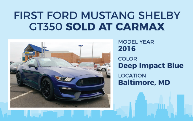 Future Classics: Ford Mustang GT350_First One Sold at CarMax | CarMax