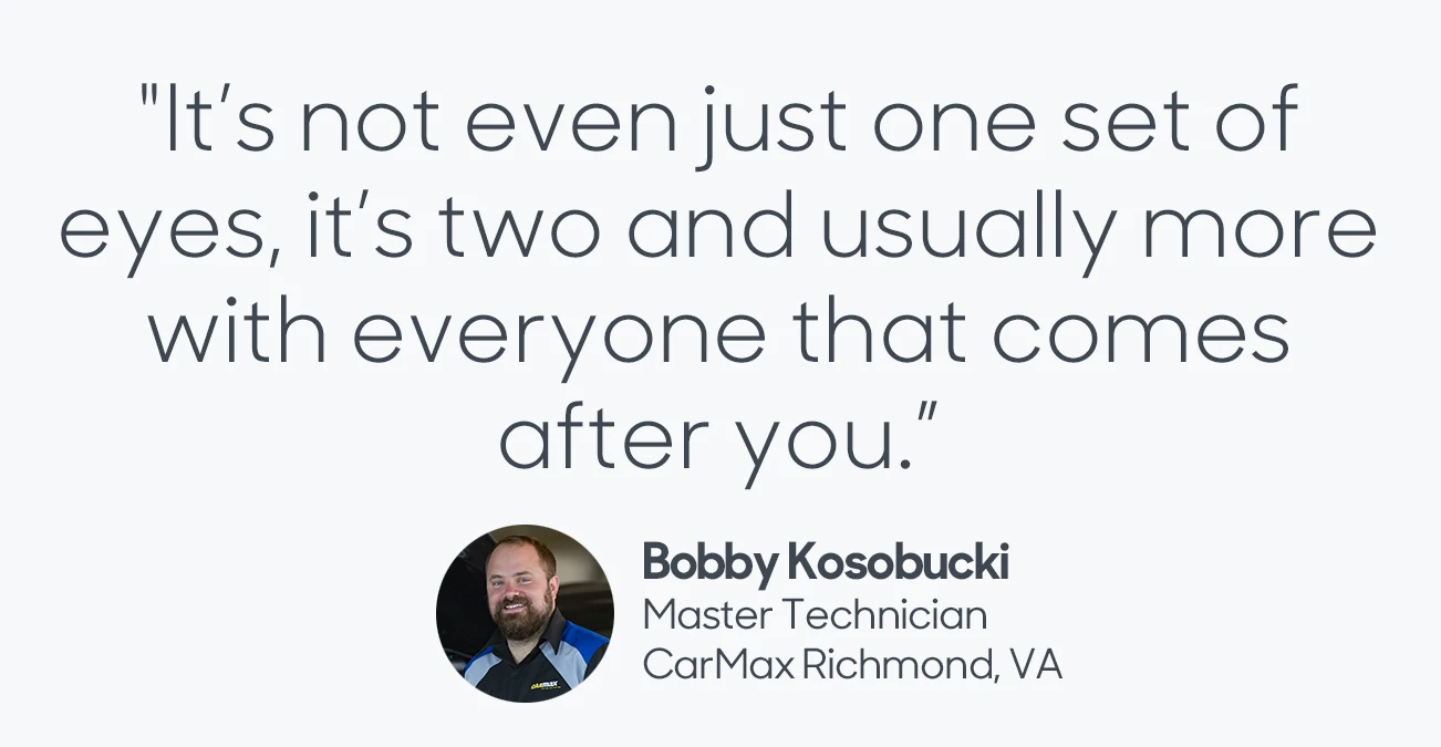 Quote from Master Technician Bobby Kosobucki