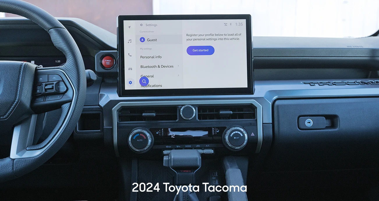 2024 Toyota Tacoma infotainment system