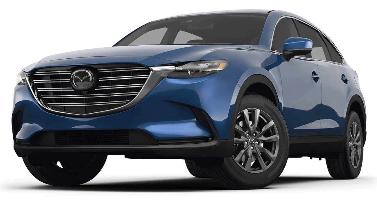 Blue 2022 Mazda CX-9 Touring