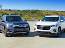 Used Three-Row SUVs Compared: Honda Pilot vs. Chevrolet Traverse | CarMax