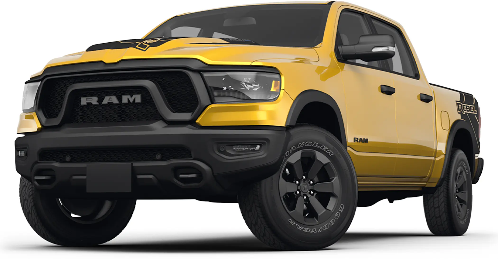 Yellow 2023 RAM 1500 Rebel