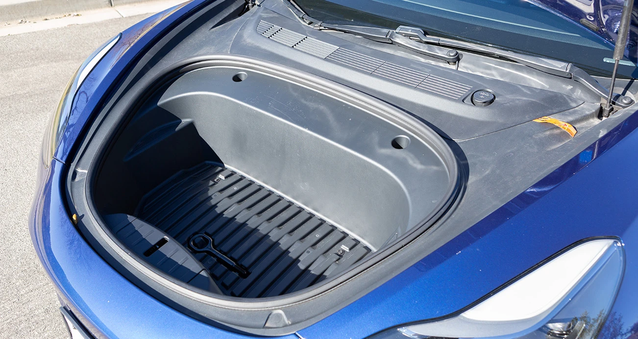 Ask the Experts: Should You Buy a Tesla Model 3?: Front trunk | CarMax