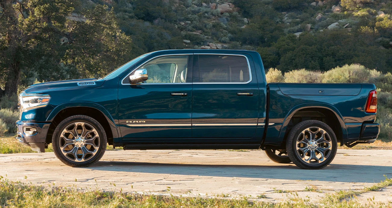 RAM 1500 side profile exterior