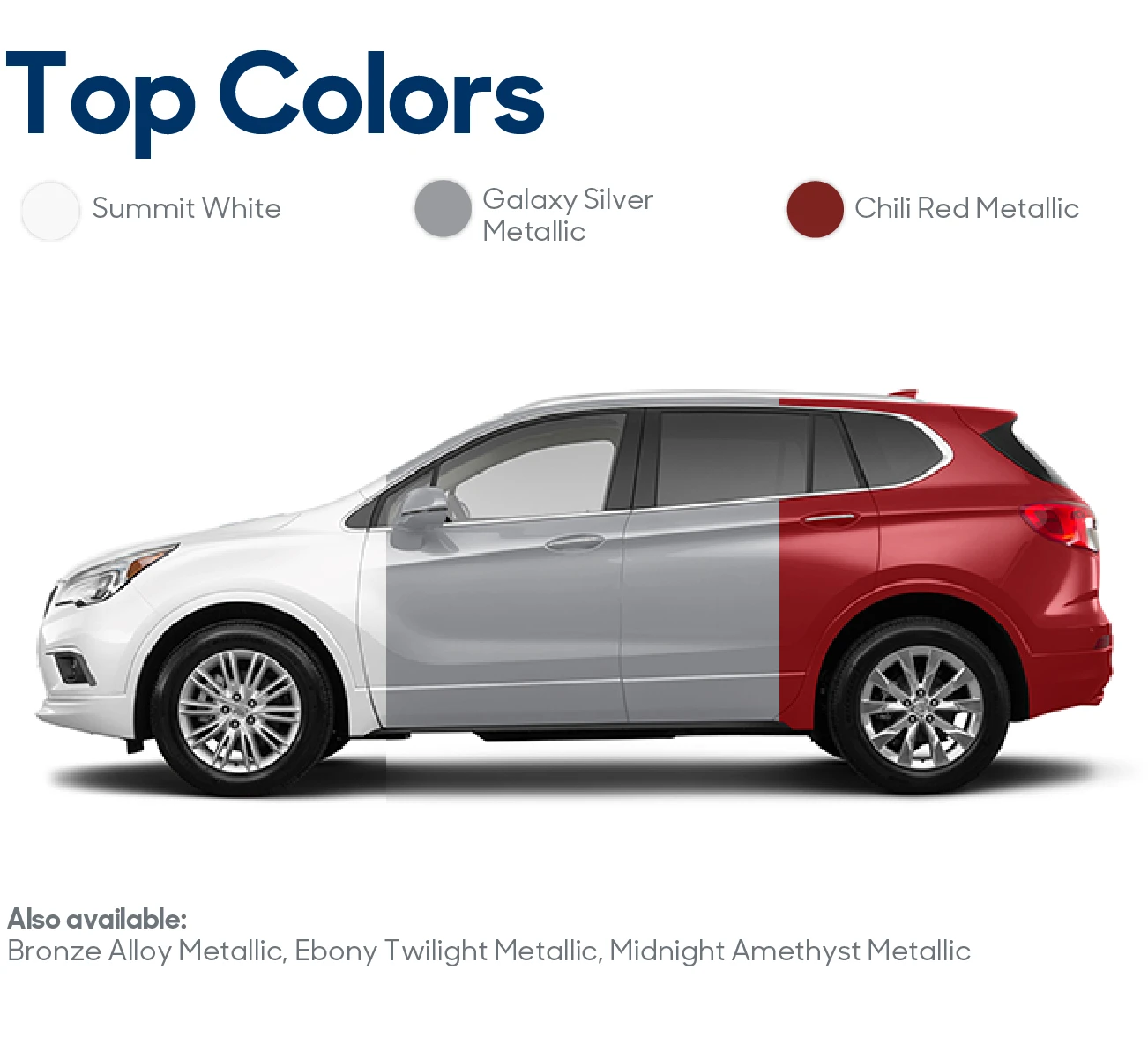 2017 Buick Envision Review: Top Colors | CarMax