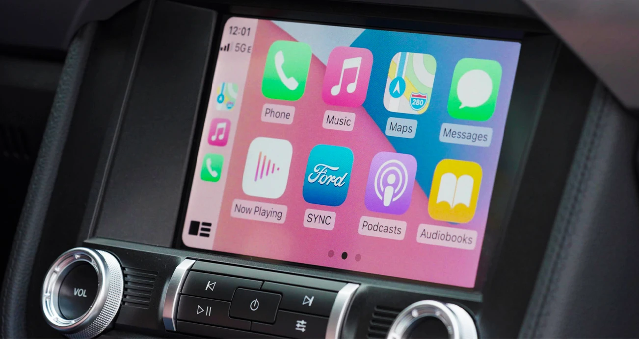 4.2 inch infotainment screen