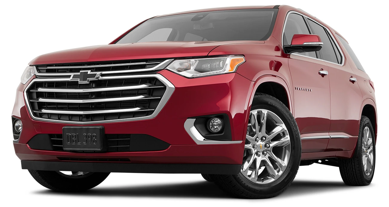 Red 2020 Chevrolet Traverse High Country