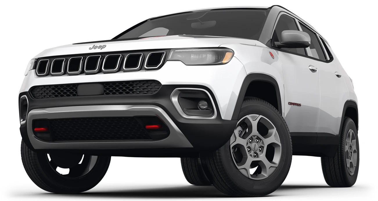 White 2022 Jeep Compass Trailhawk 