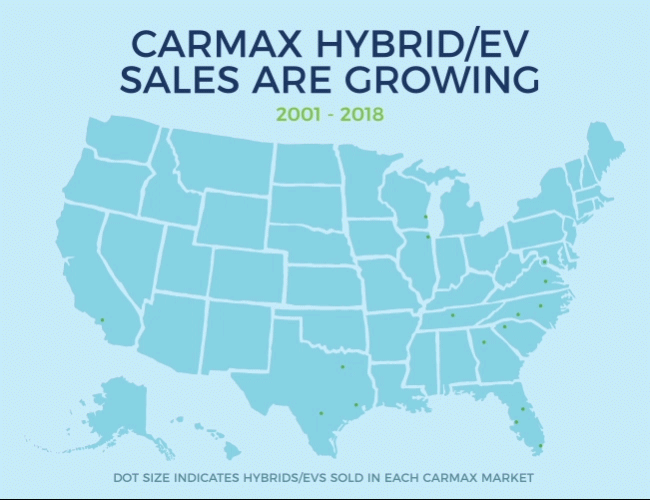 The Most (and Least) Popular Places for Driving Hybrids/EVs in America: Hybrid & EV Sales are Growing | CarMax