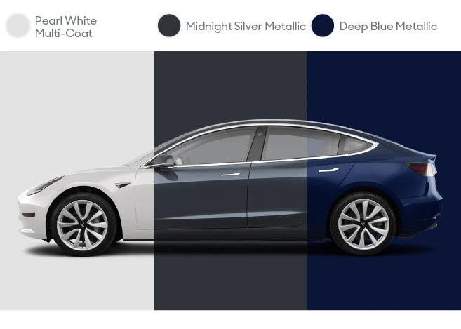 2019 Tesla Model 3: Color Options | CarMax