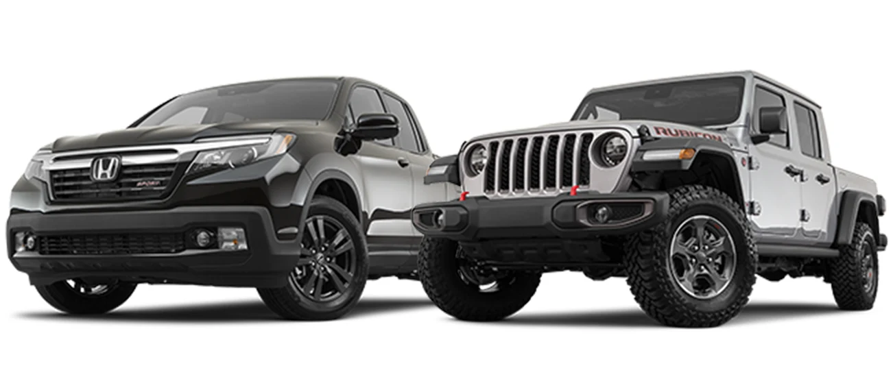 Honda Ridgeline vs. Jeep Gladiator: Hero | CarMax