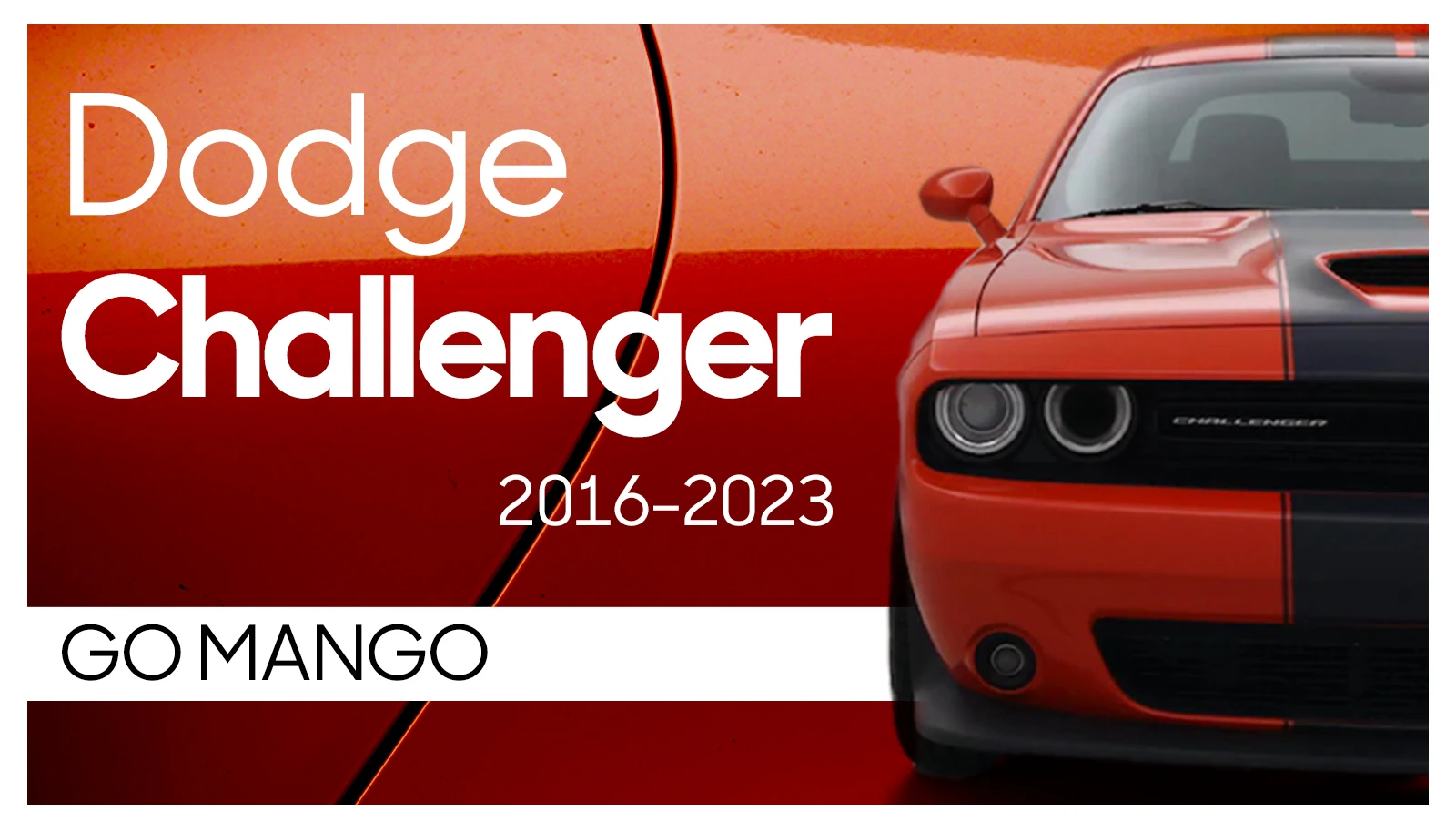 Dodge Challenger Go Mango 2016-2023