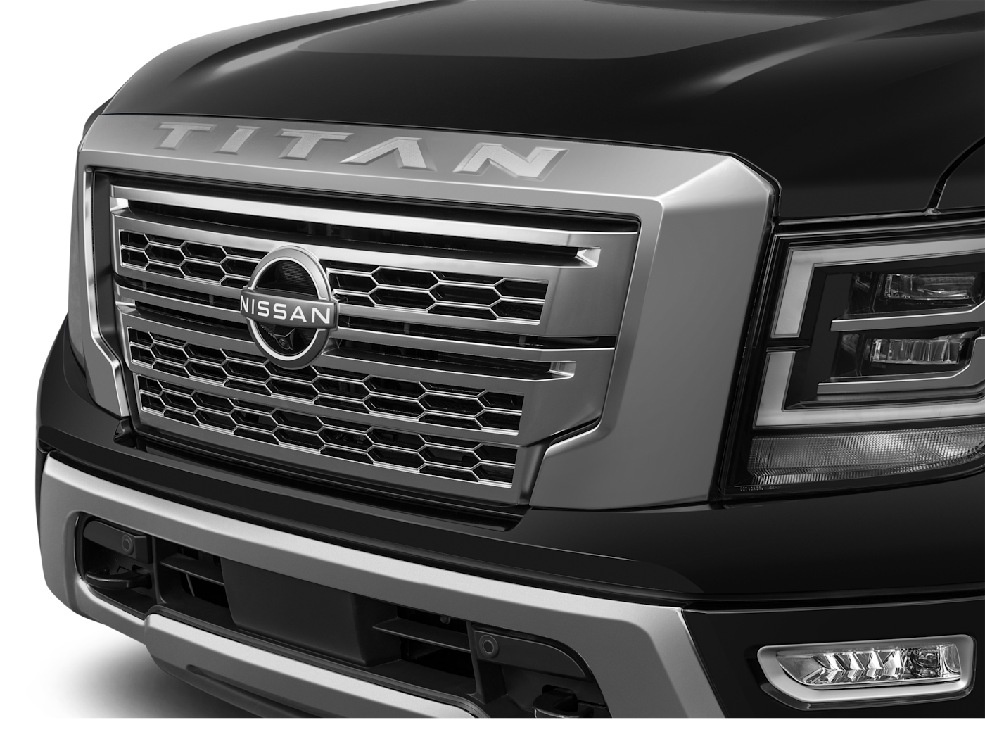 2024 Nissan Titan Platinum Reserve front grill