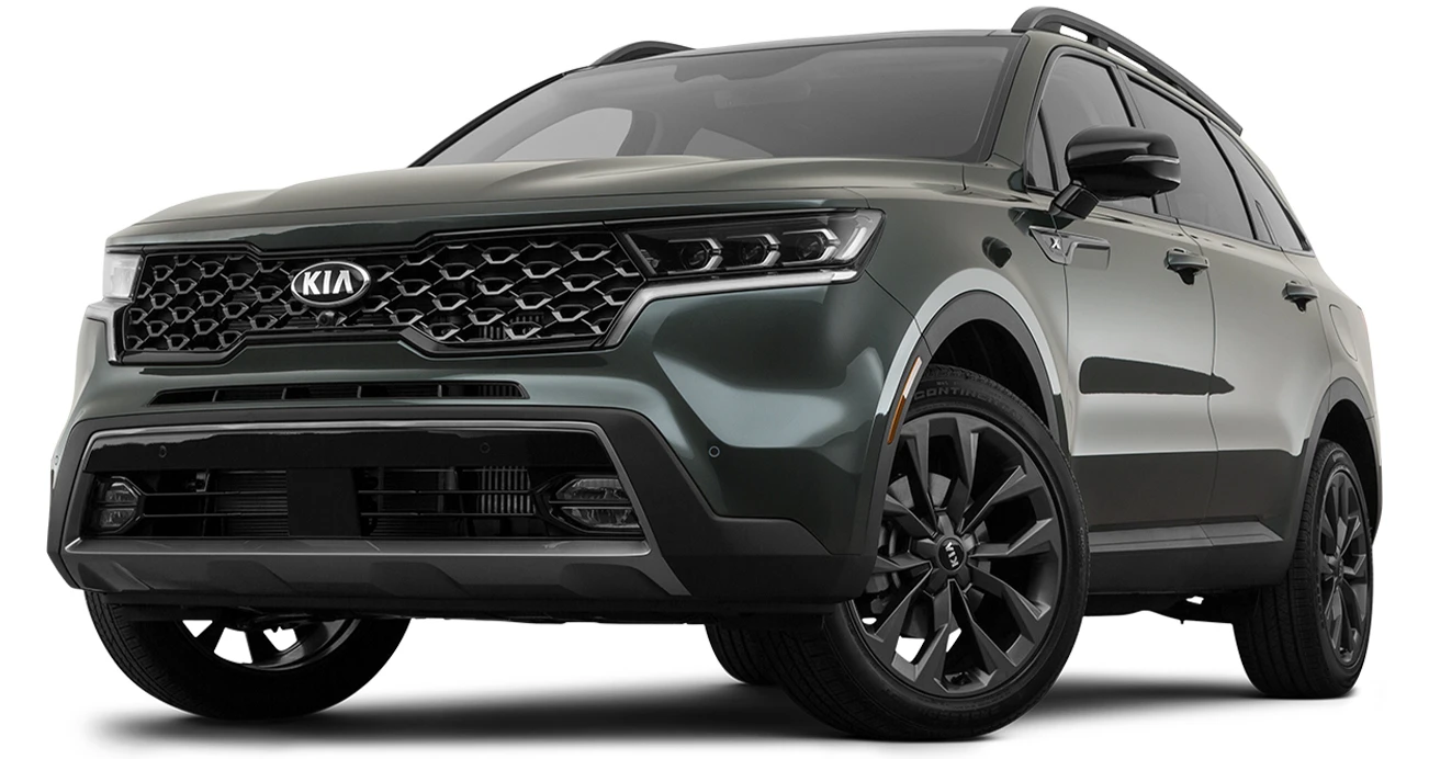 Dark green 2021 Kia Sorento SX Prestige X-Line