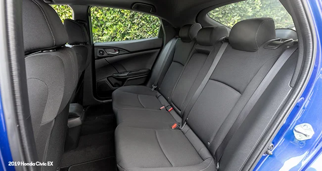 Ask the Expert: Should You Buy a Honda Civic or Accord?: Honda Civic Backseat | CarMax