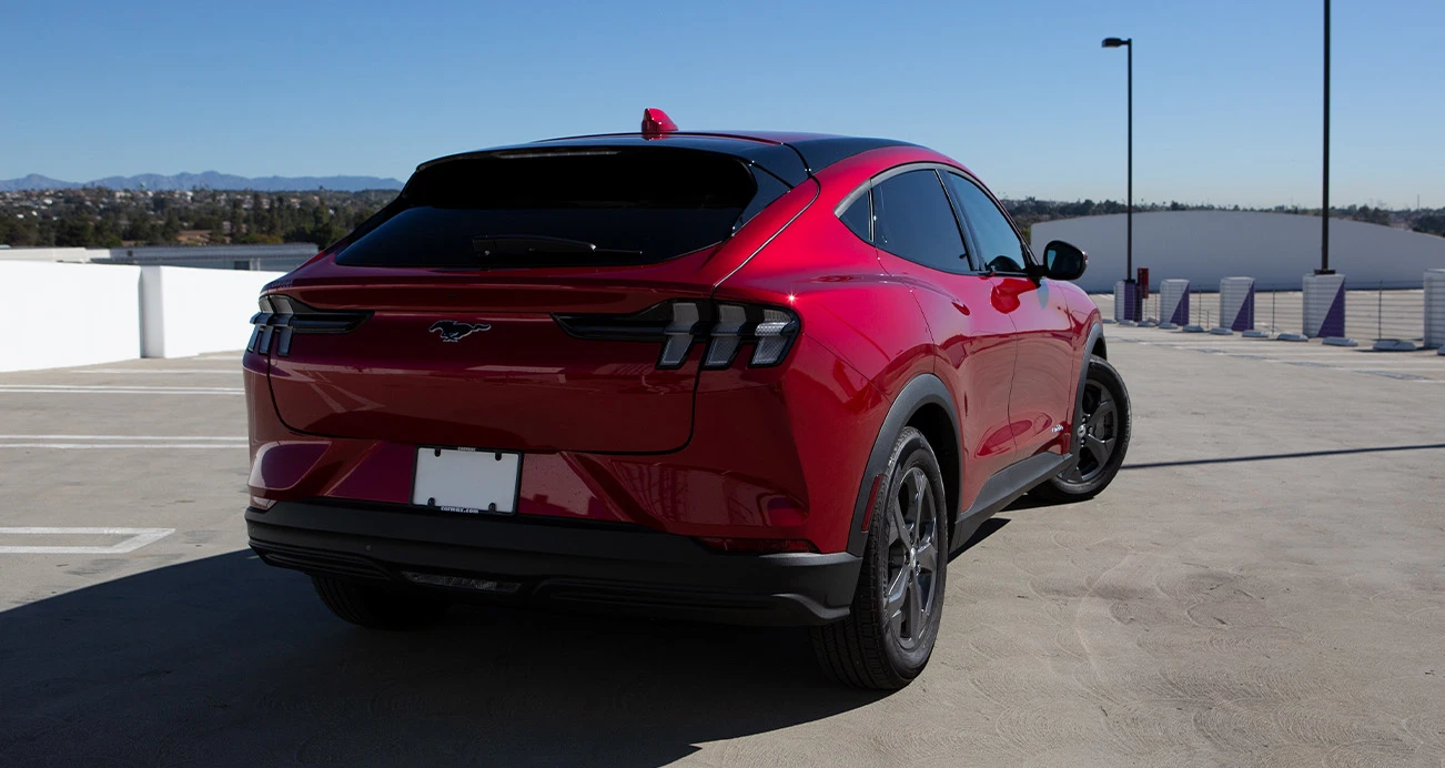 Ask the Expert: Ford Mustang Mach-E Review: Rear Exterior View | CarMax