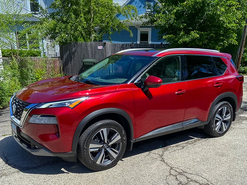 Red 2022 Nissan Rogue SL 