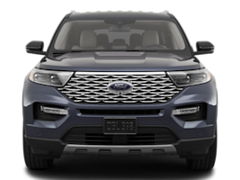 2021 Ford Explorer Platinum front exterior 