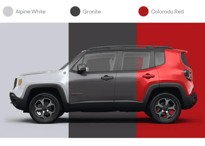 2021 Jeep Renegade: Color options