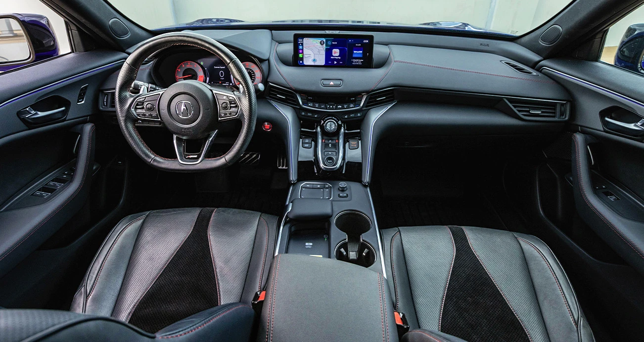 Acura TLX interior drivers seat