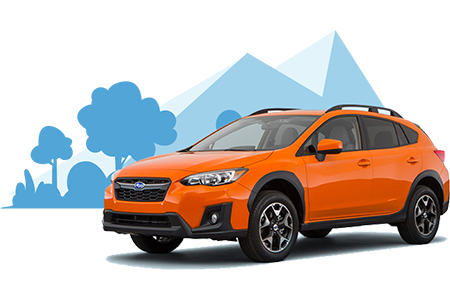 orange Subaru Crosstrek