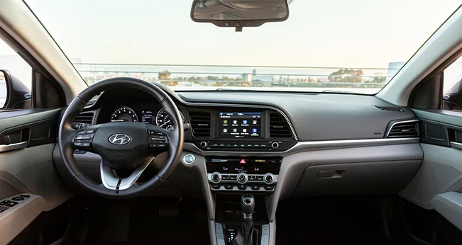 Hyundai Elantra vs. Hyundai Sonata Edmunds: Interior Elantra | CarMax
