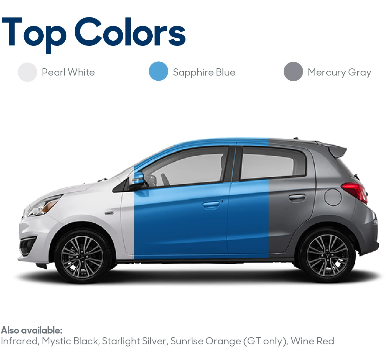 Mirage Color Code 2017 Mitsubishi Mirage review, photos & specs | CarMax