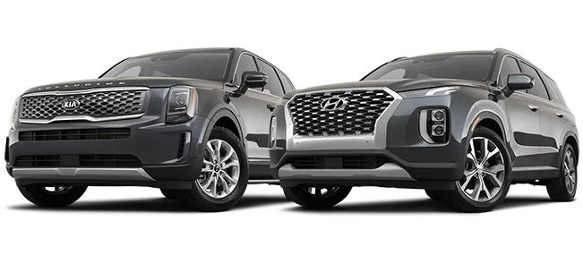 Hyundai Palisade vs. Kia Telluride: A Battle of the Midsize SUVs - CarEdge