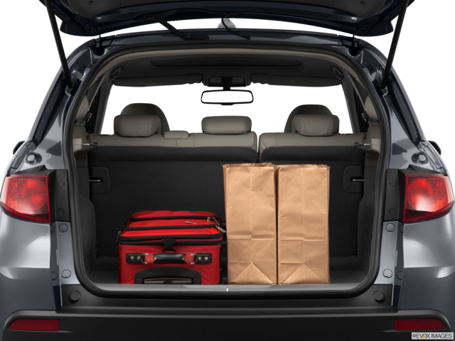 2012 acura rdx cargo area with stuff