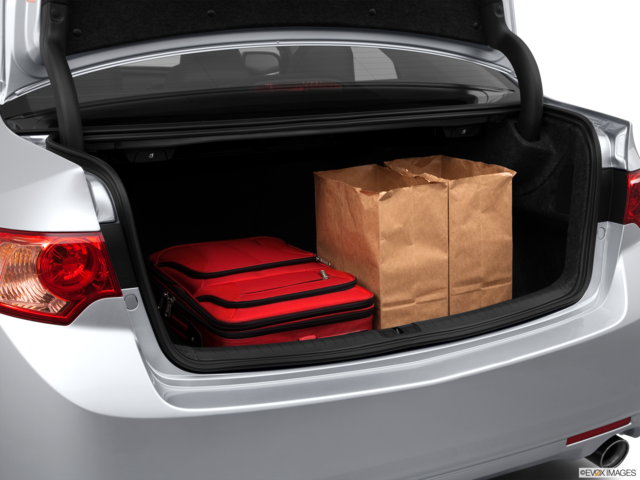 2012 acura tsx cargo area with stuff