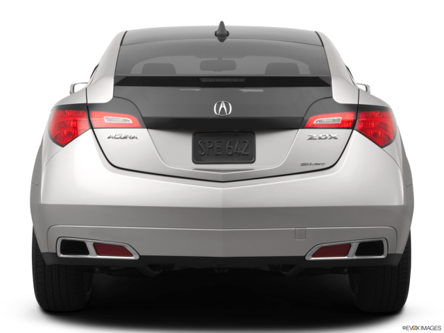 2012 acura zdx back