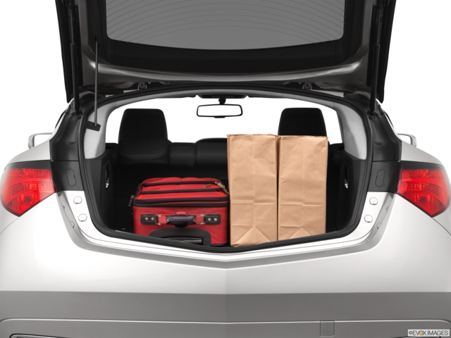 2012 acura zdx cargo area with stuff