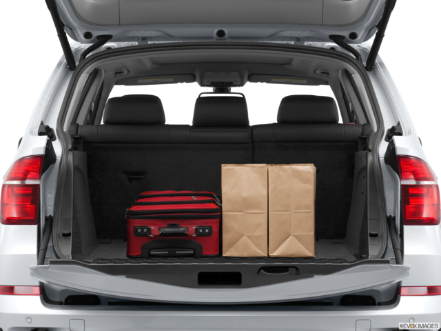 2012 bmw x5 cargo area with stuff